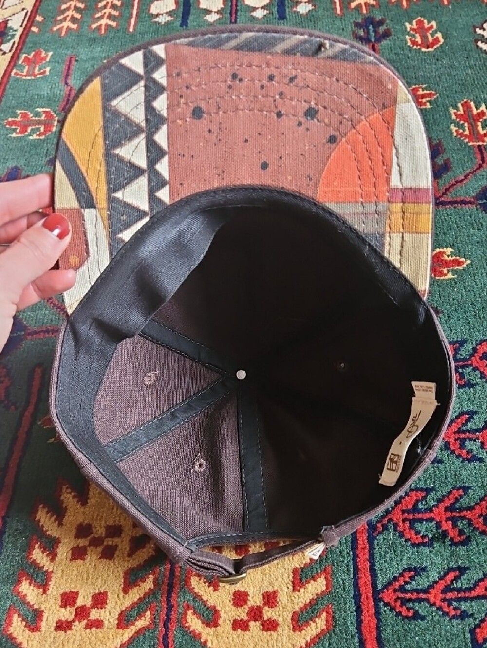 Rustek Plastic Free Brown Fish Patch Cap - Picture 3 of 4